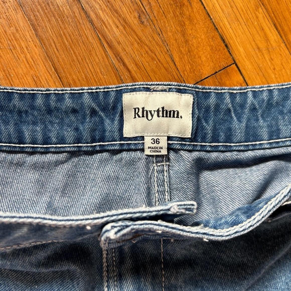 Rhythm Denim Shorts, L - Picture 2 of 6